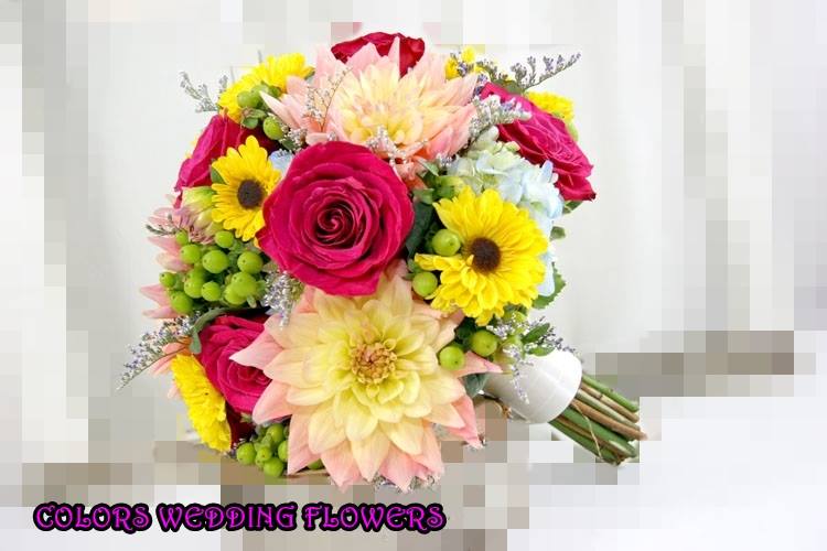 Fotografie Colors Wedding Flowers din galeria Buchete nașă